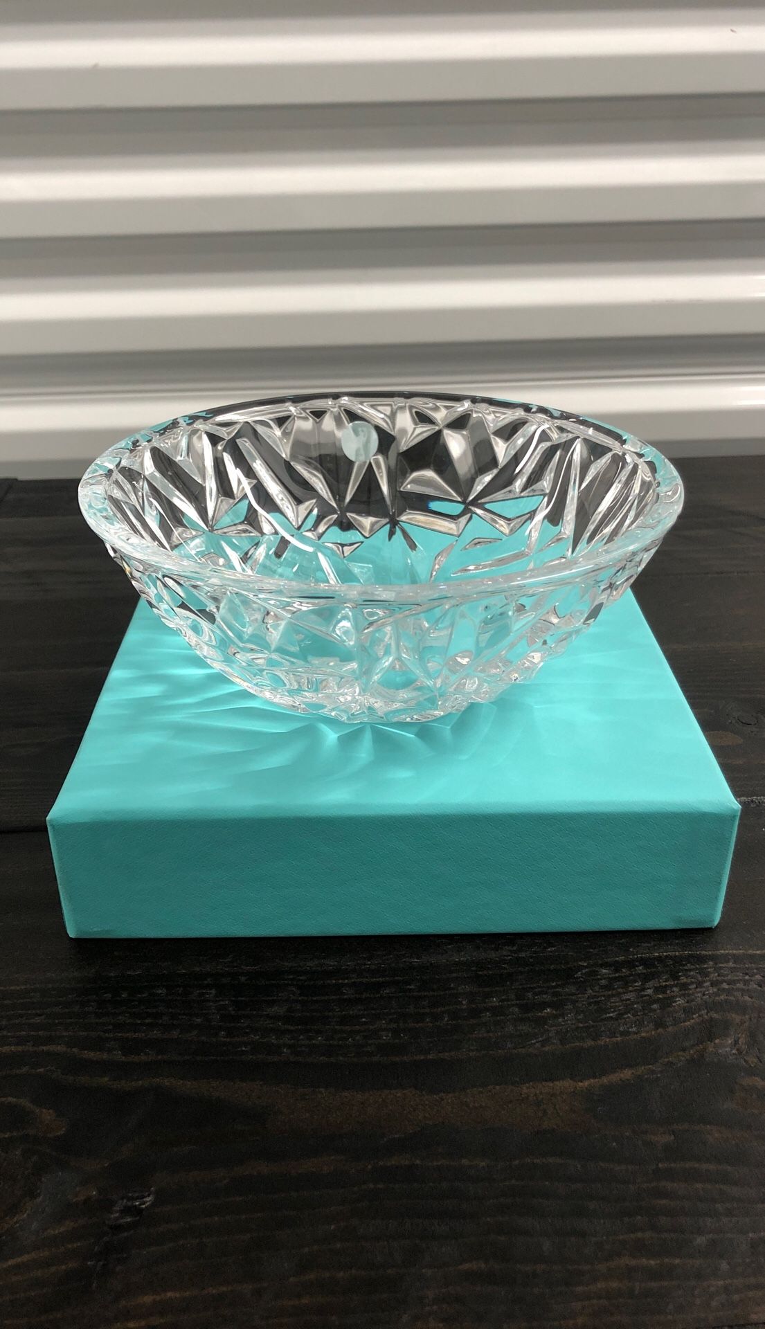 Tiffany & Co. Crystal Bowl Inspired by natural rock formations