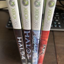 4 Xbox 360 Games In Great Condition 