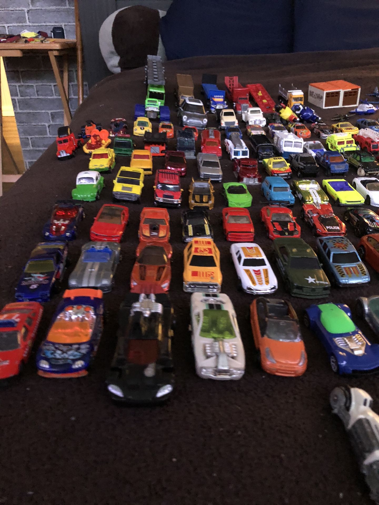 Toy cars, planes, trucks
