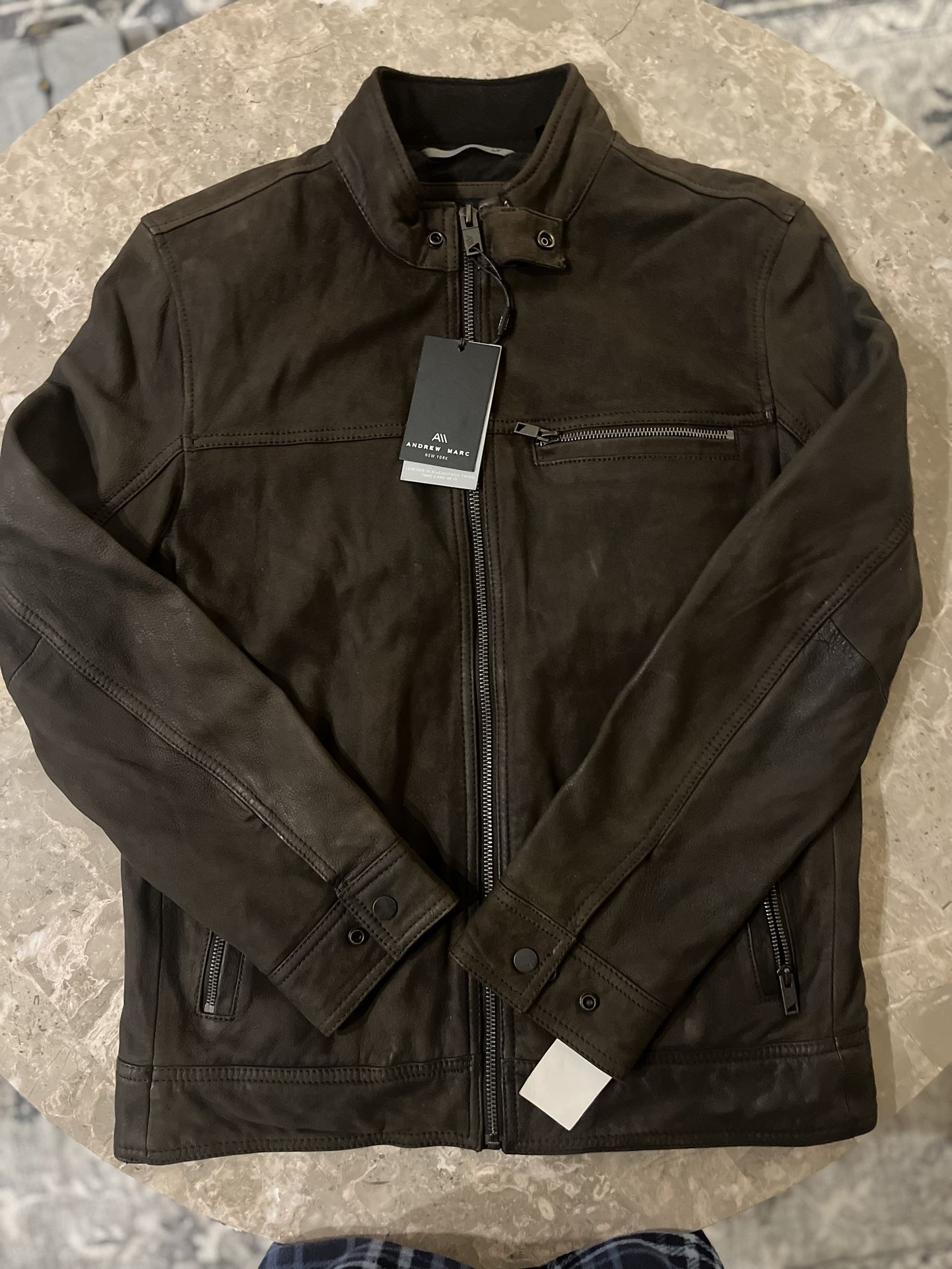 BRAND NEW Andrew Marc Leather Jacket