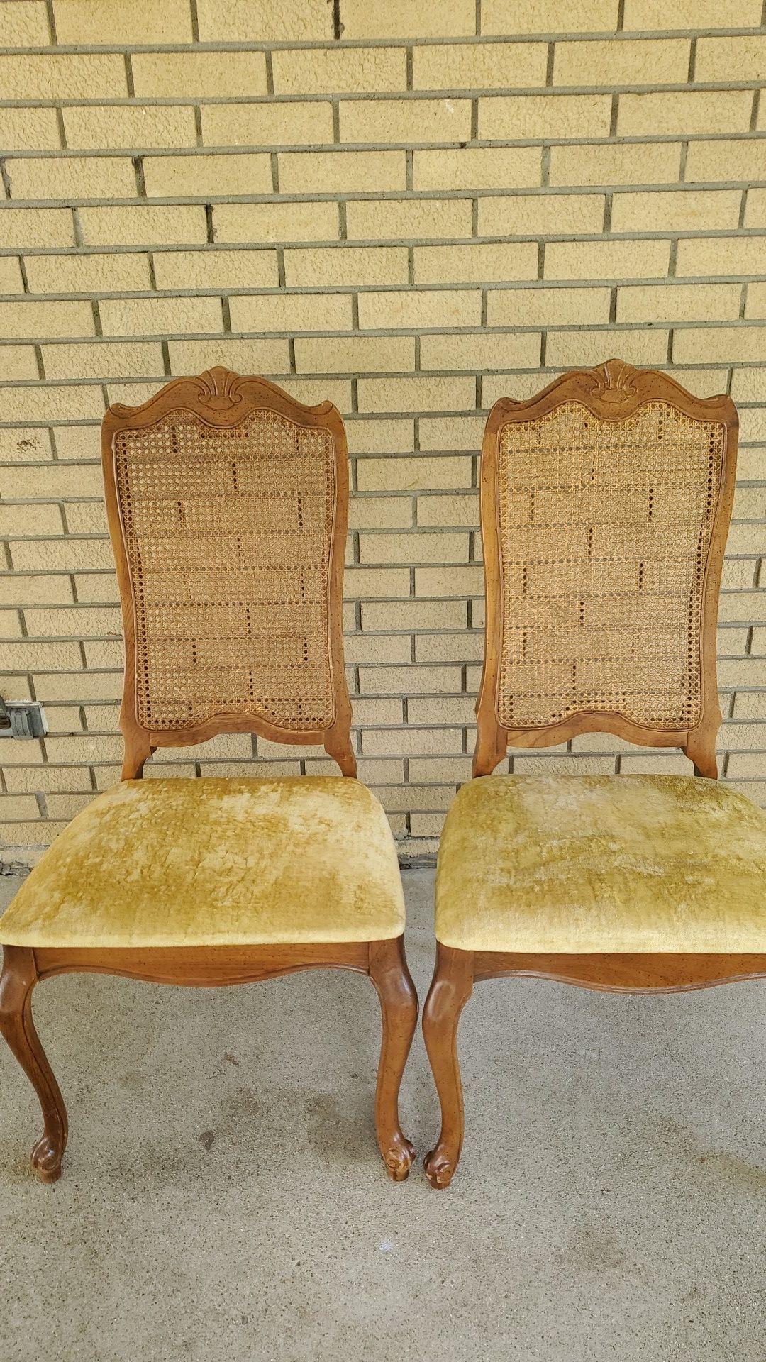 Two chairs antique good condition