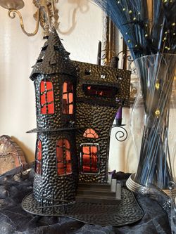 The Haunted Mansion Halloween Village House Halloween Decoration 
