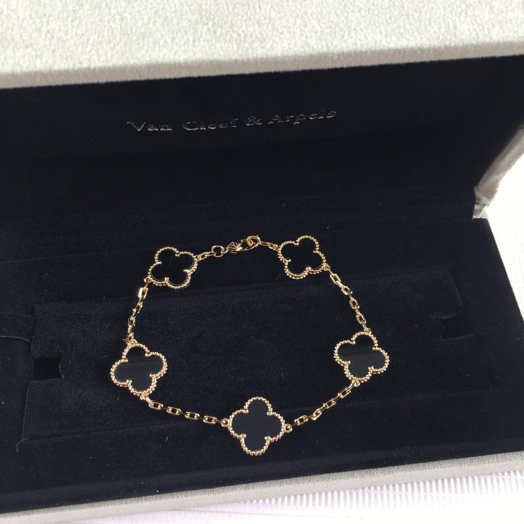 Van Cleef & Arpels black Clover Bracelet