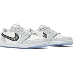 New! Dior x Air Jordan 1 Low “Dior Grey” New w/Box!