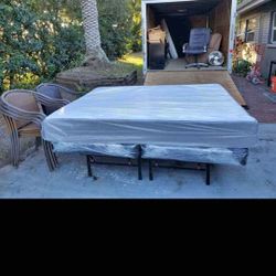 King sizes thick pillow top double sided bed