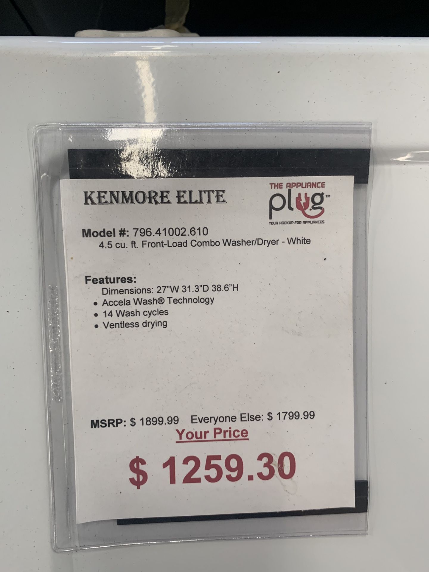 Kenmore Elite All in One Washer and Dryer!