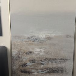 Uttermost Neutral Abstract Framed Canvas Art 