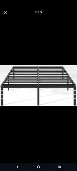 New in box
Sweetcrispy Full Size Metal Bed Frame, Platform Bed Frame, 14 Inch
Easy Assembly, Full Size 14 Inch Platform Bed Frame, Heavy Duty Metal Fo