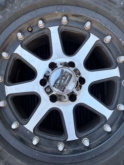 Rims and tires for truck Xd series