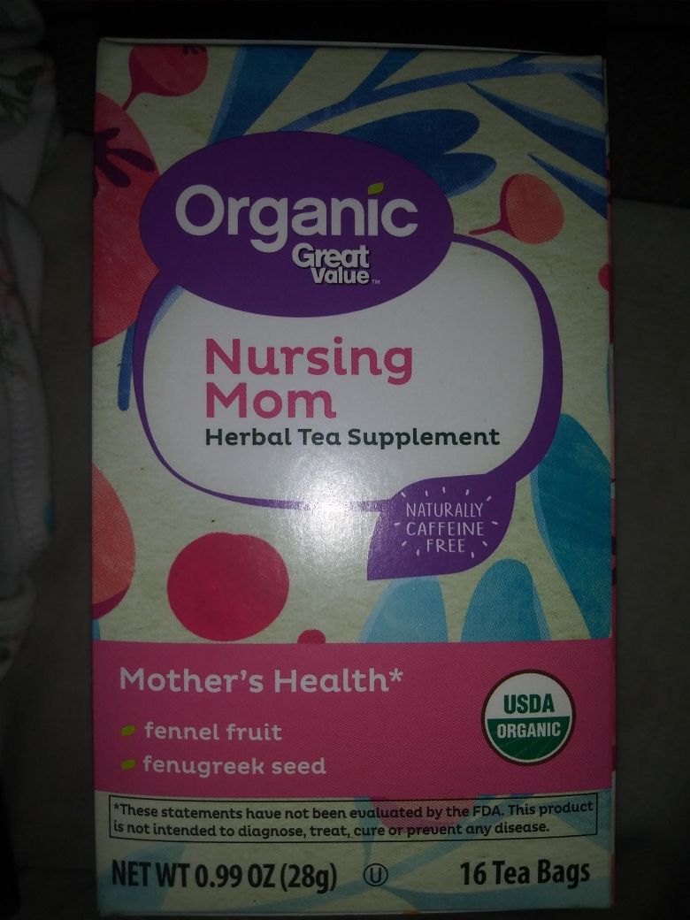 Organic Nursing Mom Herbal Tea Supplement