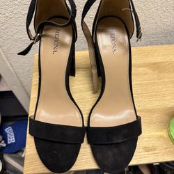 Verona Block Heel Two Strap 