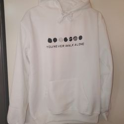 BTS Wings You Never Walk Alone White Sweatshirt Small