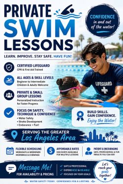 Private swim instructor