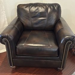 Sofa chair Brown leather