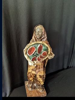 VTG Paper Mache, pick 1 MEXICAN FOLK ART FIGURES Statues Peasants