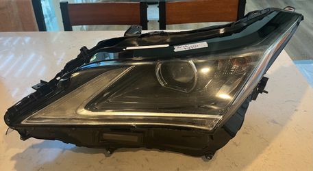 2016-2019 LEXUS RX350 SINGLE BEAM LH DRIVER SIDE XENON LED AFS STICKER #1 USA COMPLETE HEADLIGHT OEM