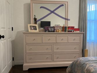 Extra long dresser and twin bed sets