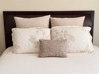 Queen Wood Bed Frame with slats
