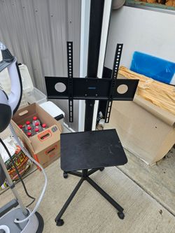 TV stand on wheels