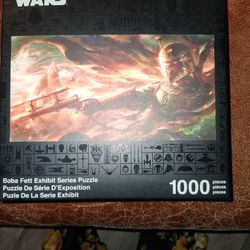 Star WARS Boba FETT Exhibit SERIES Puzzle 1000 Pieces