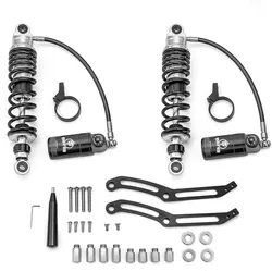 Mofun Rear Shocks W/Remote Reservoir Fit for Harley Touring 2014-2024
Fit for Touring Street Road Electra Glide Road King Ultra Limited 2014-2024 with