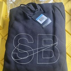Nike SB Fleece Hoodies Black Graphic Print Men's Medium Brand New  