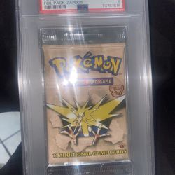 1999 WOTC FOSSIL 1ST EDITION ZAPTOS