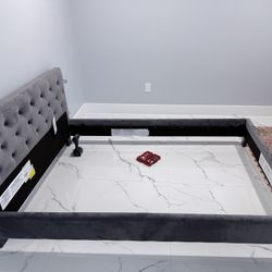 Bed Frame Size Full, Cama Tamaño Full 