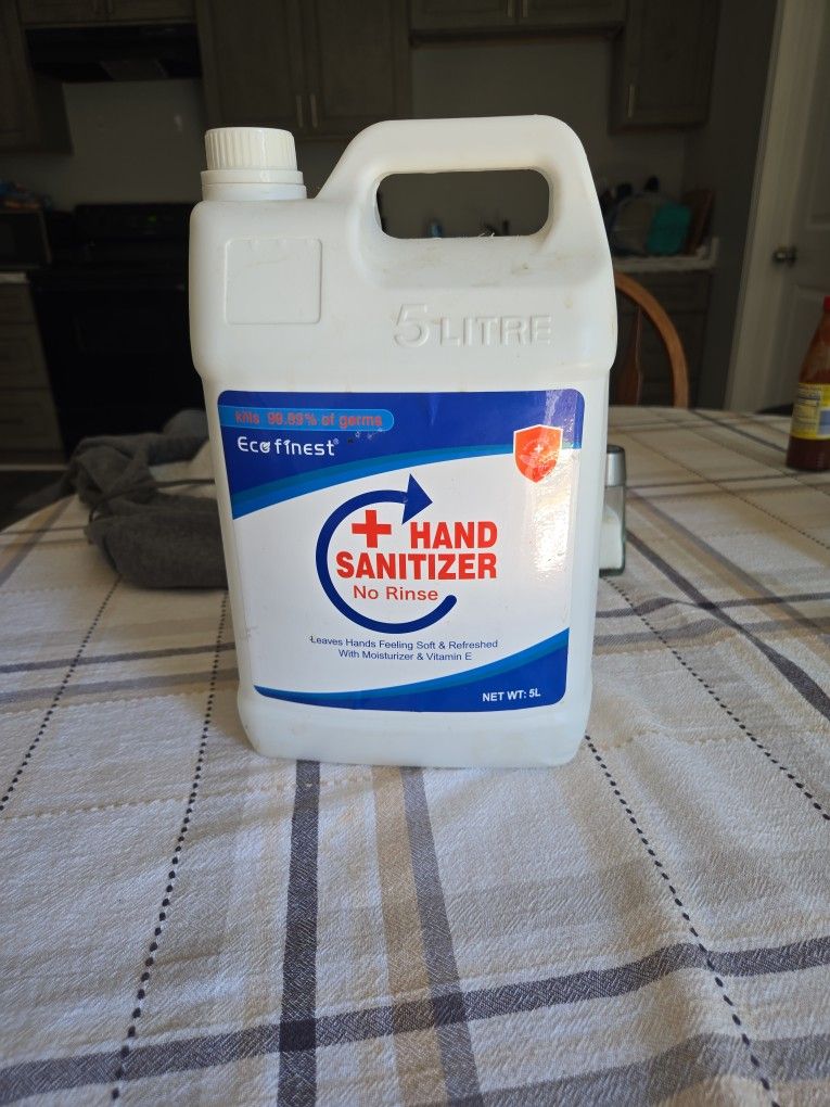 5 Liters Of Hand Sanitizer      FREE!!!!!