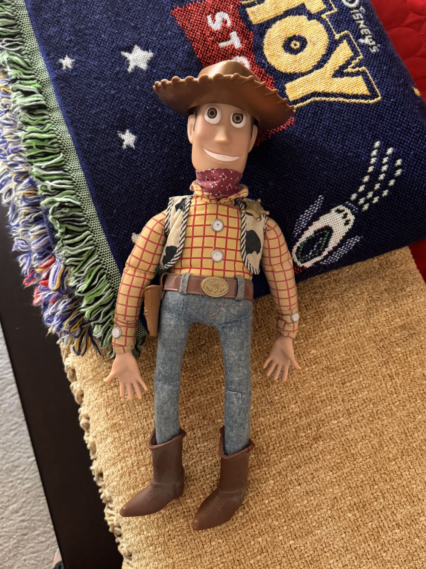 Toy Story Package-Woody, Buzz Lightyear, (2) Toy Story Blankets 54”x48”