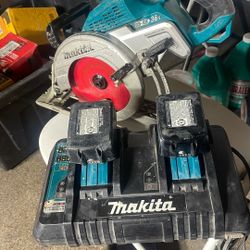 Makita  Circular Saw Two 18 V Battery (36v)