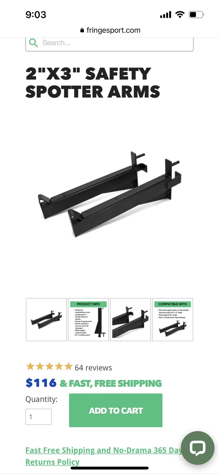 2x3 Safety Spotter Arms for Sale in Davis CA OfferUp
