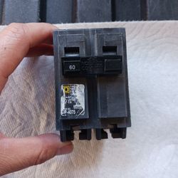 60 Amp 2 Pole Square D Breaker