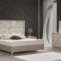 4 PC BEDROOM SET NEW IN BOX (MATTRESS AND CHEST SOLD SEPARATELY)