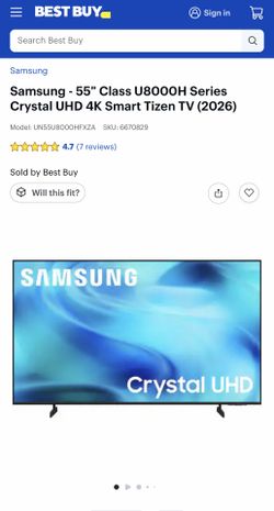 55 inch Samsung tv