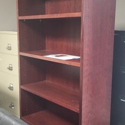 Cherry 5 Shelf Bookcase