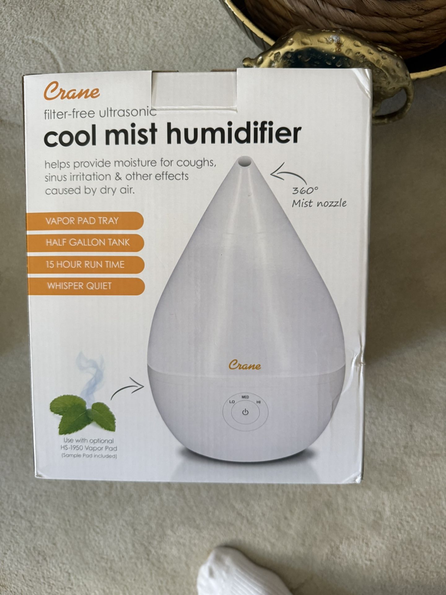 Cool Mist Humidifier Brand New