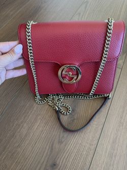 Authentic Gucci Crossbody Bag Red Color