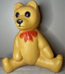 1988 Vintage Union Products Teddy Bear Blow Mold 18" LIGHTED