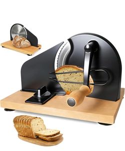 Bread Slicer for Homemade Sourdough Bread,Manual Slicer Making Tools,Adjustable Thickness Knive Cutter with Hand Crank for Sandwich with Scale Line Su