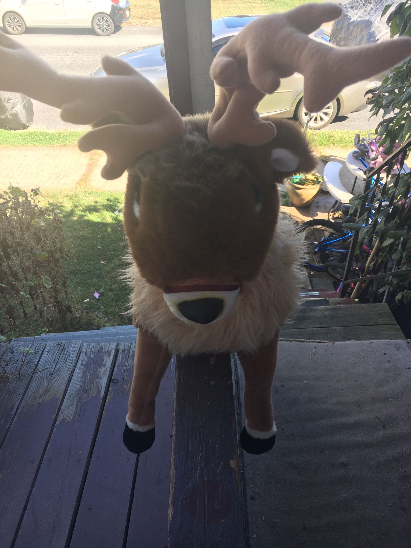 Walmart Rideable Reindeer