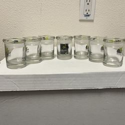 (7) - Empty Pop-Up Air Tight Jars  $ 3 - Each  Or All For $ 15