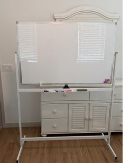 Maxtek Double-sided Rolling White Board