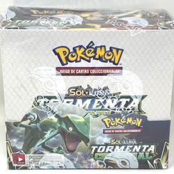2018 Sealed Spanish Pokémon TCG Sol y Luna Tormenta Celestial Booster Box