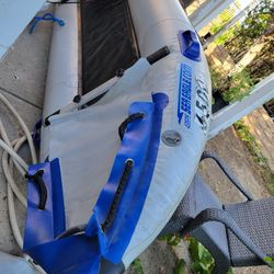 Sea Eagle 12 Foot With Electric Motor And A Sail
