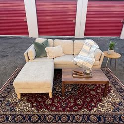 Couch With Ottoman - Delivery Available -$250