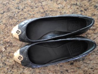 Tory Burch Kaitlin / Quinn quilted leather ballet flats size 6.5 women
