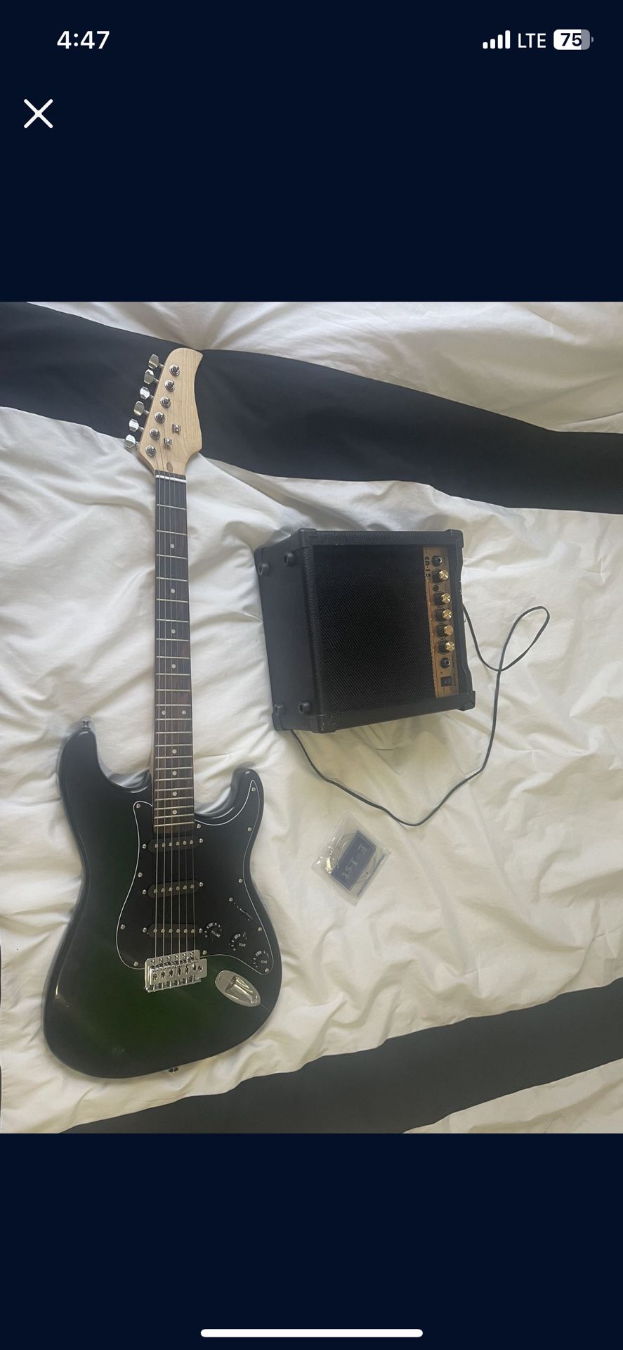 Beginner Guitar And Amp