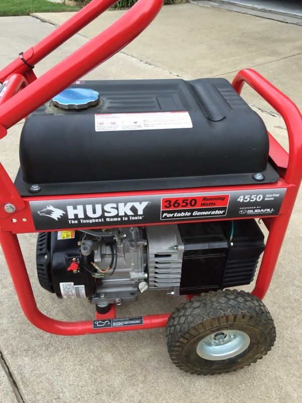 Husky 3650/4550 Generator w/ Subaru engine