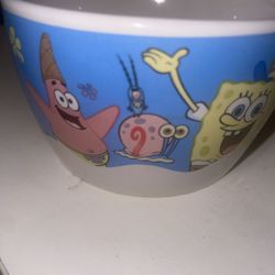  2012 Viacom SpongeBob Bowl/Mug. Ceramic 